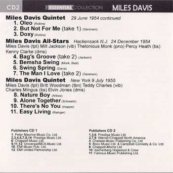 2CD Miles Davis: The Essential Collection - 1953-55 Sessions 227075