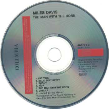 CD Miles Davis: The Man With The Horn