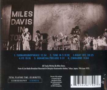 CD Miles Davis: Tokyo 1973 412193
