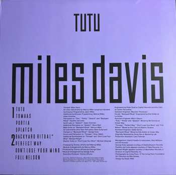 LP Miles Davis: Tutu LTD | NUM