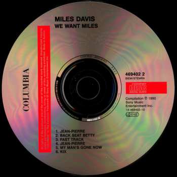 CD Miles Davis: We Want Miles 393594