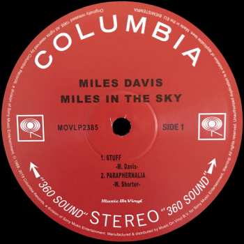 LP Miles Davis: Miles In The Sky 23573