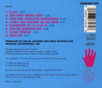 CD Millie Jackson: E.S.P. (Extra Sexual Persuasion) 95812