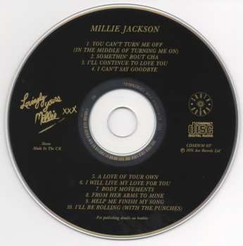 CD Millie Jackson: Lovingly Yours 104413