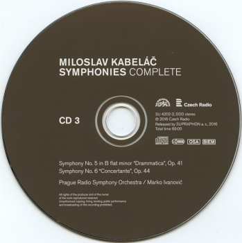 4CD/Box Set Miloslav Kabeláč: Symphonies Complete 35370