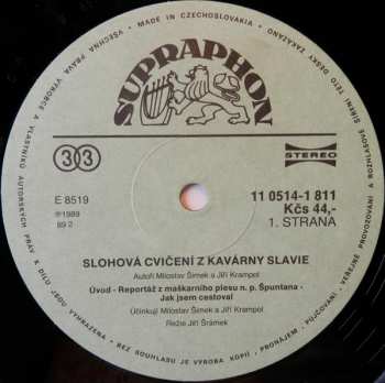 LP Miloslav Šimek: Slohová Cvičení Z Kavárny Slávie 43887