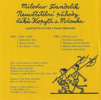 2CD Miloslav Švandrlík: Neuvěřitelné Příhody Žáků Kopyta A Mňouka 51501