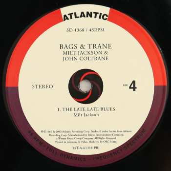 2LP John Coltrane: Bags & Trane NUM