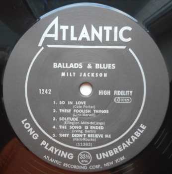 LP Milt Jackson: Ballads & Blues 351442