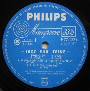LP Milt Jackson: Jazz Sur Seine LTD 74853