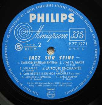 LP Milt Jackson: Jazz Sur Seine LTD 74853