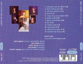 CD Mina Agossi: Well You Needn't 39928
