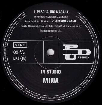 2LP Mina: Mina In Studio 2001 - 2021 494487