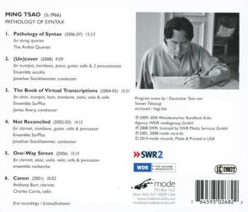 CD Arditti Quartet: Pathology Of Syntax
