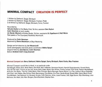 CD Minimal Compact: Creation Is Perfect  LTD | NUM 318786