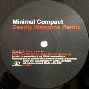 LP Minimal Compact: Deadly Weapons Remix