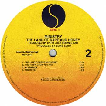 LP Ministry: The Land Of Rape And Honey 19677