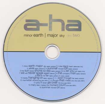 2CD a-ha: Minor Earth | Major Sky DLX 23654