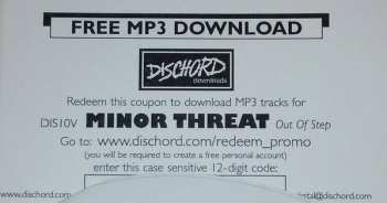 LP Minor Threat: Out Of Step 60975