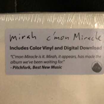 LP Mirah: C'mon Miracle CLR 59813