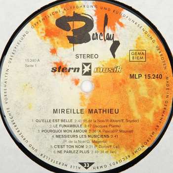 LP Mireille Mathieu: Mireille Mathieu 435195