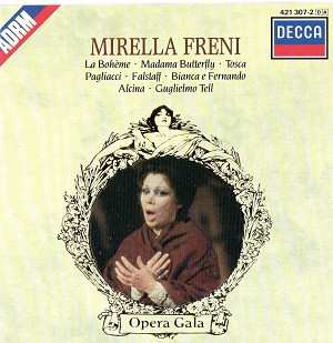 Album Mirella Freni: Puccini · Verdi · Bellini · Rossini · Handel