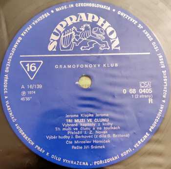 LP Miroslav Horníček: 3 Muži Ve Člunu