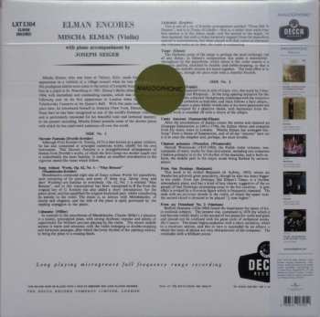LP Mischa Elman: Elman Encores
