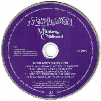 CD Marillion: Misplaced Childhood (2017 Remaster) 23731