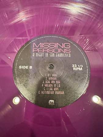 LP Missing Persons: A Night In San Francisco CLR | LTD 529849