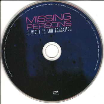 CD Missing Persons: A Night In San Francisco 528043