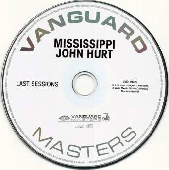 CD Mississippi John Hurt: Last Sessions 249491