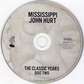 2CD Mississippi John Hurt: The Classic Years 152540