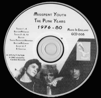 CD Misspent Youth: The Punk Years 1976-1980 257818
