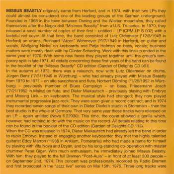 CD Missus Beastly: Bremen 1974 174020