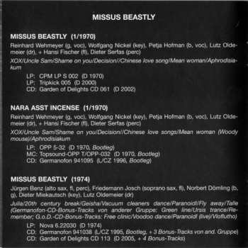 CD Missus Beastly: Missus Beastly 193153