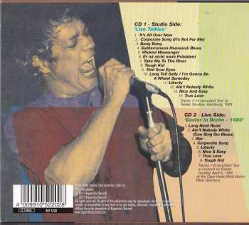 2CD Mitch Ryder: Live Talkies Plus One Extra Live Concert Easter In Berlin 1980 111293