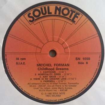 LP Mitchel Forman: Childhood Dreams 457876