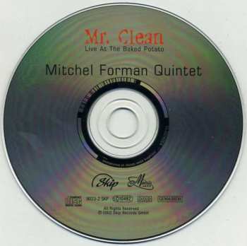 CD Mitchel Forman Quintet: Mr. Clean - Live At The Baked Potato 324899