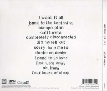 CD Mobina Galore: Don't Worry