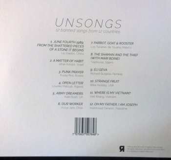 CD Moddi: Unsongs - 12 Banned Songs From 12 Countries 98349