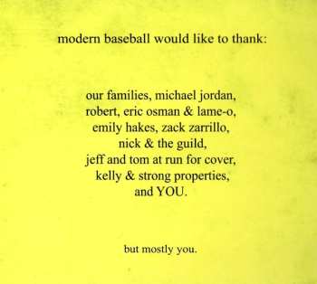 CD Modern Baseball: Sports 531428