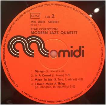 LP The Modern Jazz Quartet: Star-Collection 414069