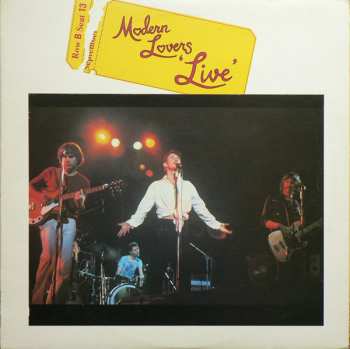 Album Jonathan Richman & The Modern Lovers: Live