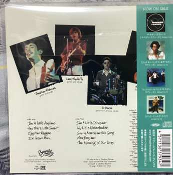 CD Jonathan Richman & The Modern Lovers: Live