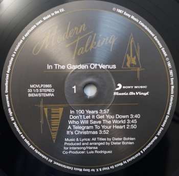 LP Modern Talking: In The Garden Of Venus - The 6th Album 375777