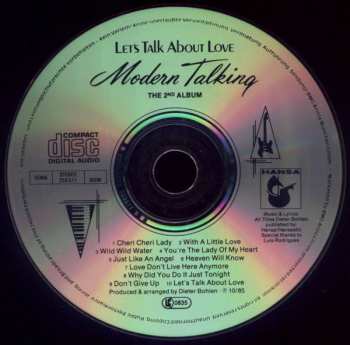 CD Modern Talking: Let's Talk About Love - The 2nd Album 20186