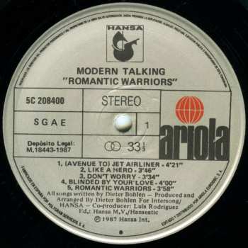 LP Modern Talking: Romantic Warriors - The 5th Album 543061