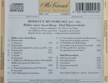 CD Modest Mussorgsky: Bilder Einer Ausstellung = Pictures From An Exhibition / Fünf Klavierstücke = Five Pieces For Piano 492751