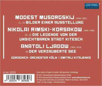 CD Modest Mussorgsky: Bilder Einer Ausstellung; Die Legende von Der Unsichtbaren Stadt Kitesch; Der Verzauberte See 185926